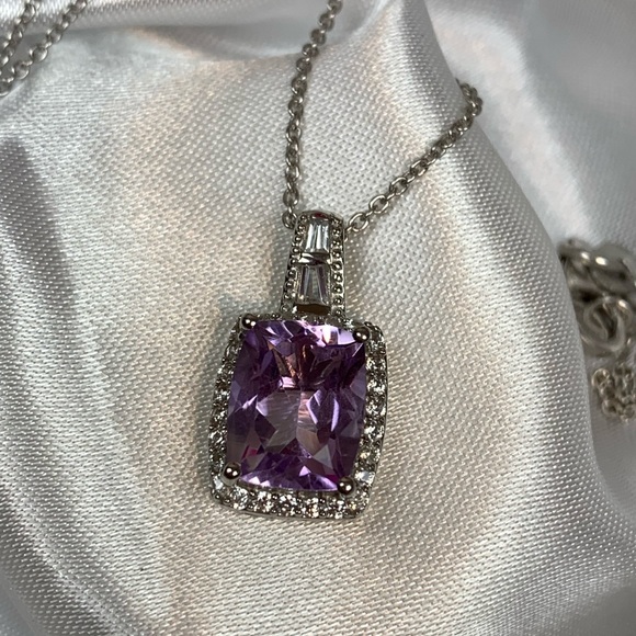 💜RDF Amethyst Pendant Necklace💜 - Picture 3 of 10